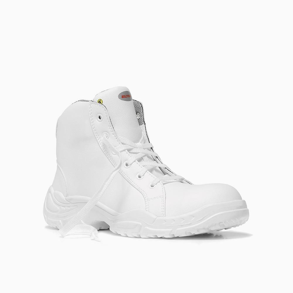 ELTEN Sicherheitsschnürstiefel WHITE Loop Mid ESD S2