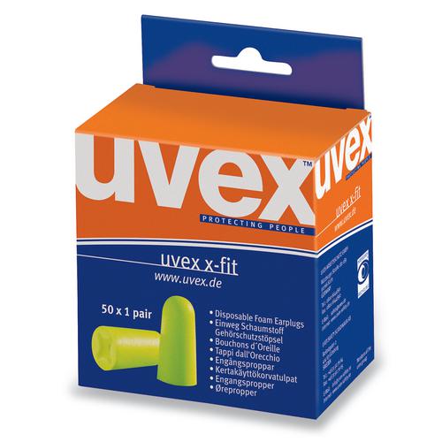Gehörschutzstöpsel uvex x-fit 2112013 grün SNR 37 dB Größe M