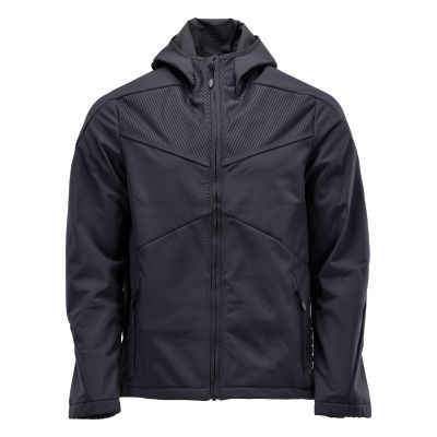 CUSTOMIZED Soft Shell Jacke mit Kapuze