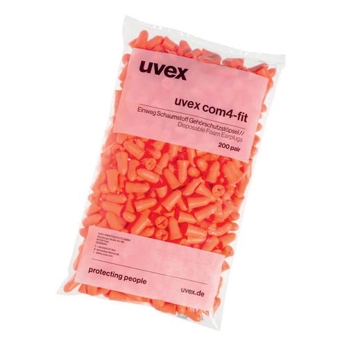 Gehörschutzstöpsel uvex com4-fit 2112006 orange SNR 33 dB Größe S