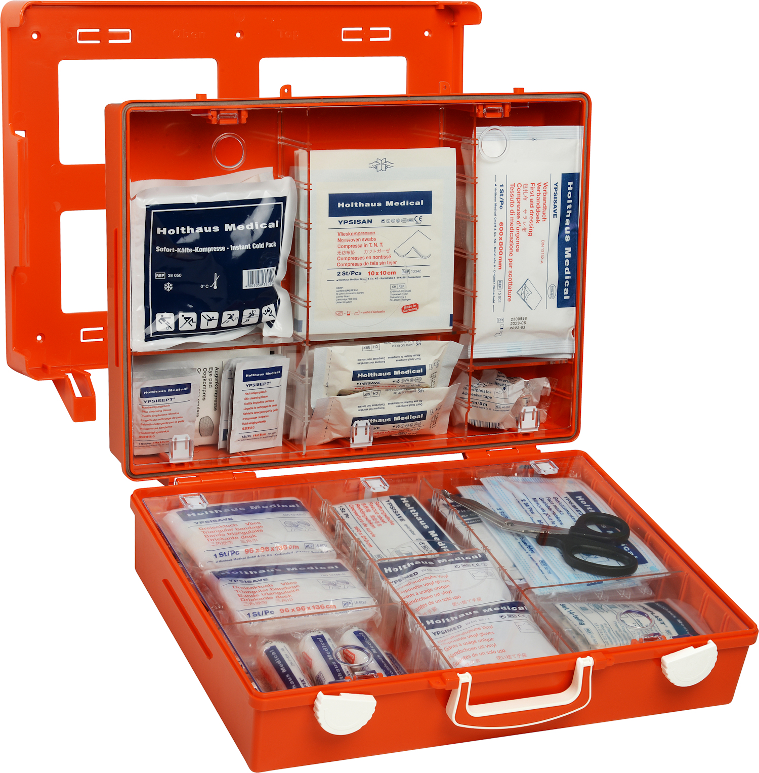 VERBANDKASTEN 67121 TYP 2 Z1020 GEF.N.ÖNORM KOFFER 440X315X155 MM