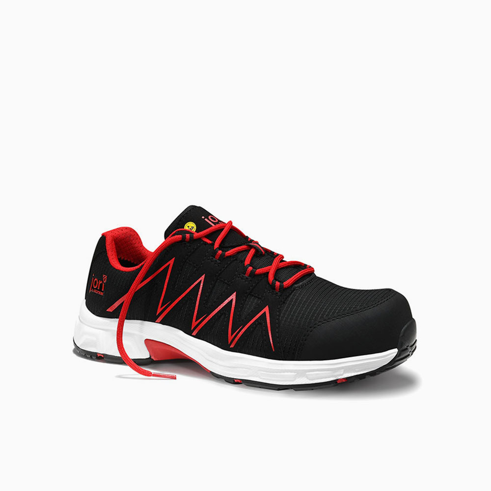 JORI Sicherheitshalbschuh jo_SPEEDY black-red Low ESD S1P 12141