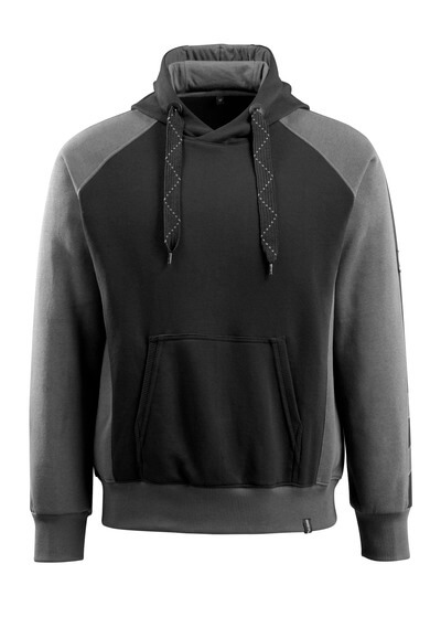 UNIQUE Kapuzensweatshirt , 2XL , Schwarz/Dunkelanthrazit