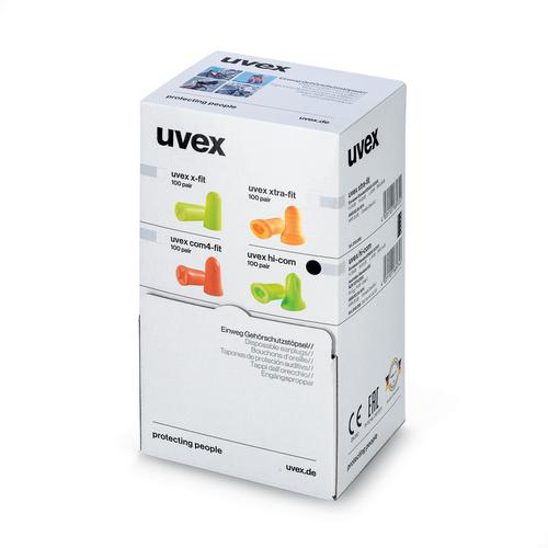 Gehörschutzstöpsel uvex hi-com 2112095 grün SNR 24 dB Größe M