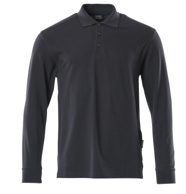 CROSSOVER Polo-Shirt, Langarm , 2XL , Graphitblau