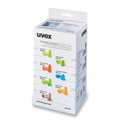 Gehörschutzstöpsel uvex xact-fit 2124003 grün SNR 26 dB Größe M