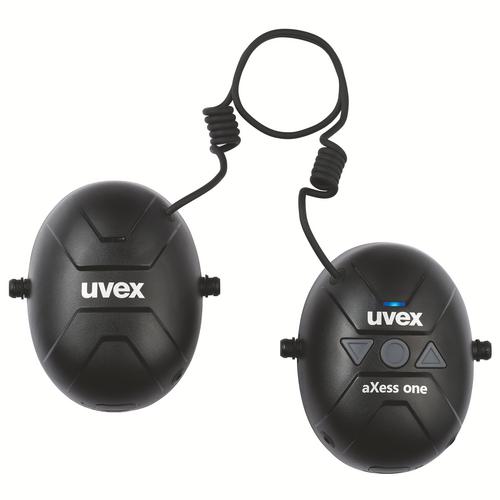 Kapselgehörschutz uvex aXess one Helmkapsel Basiseinheit 2640201 schwarz SNR 25 