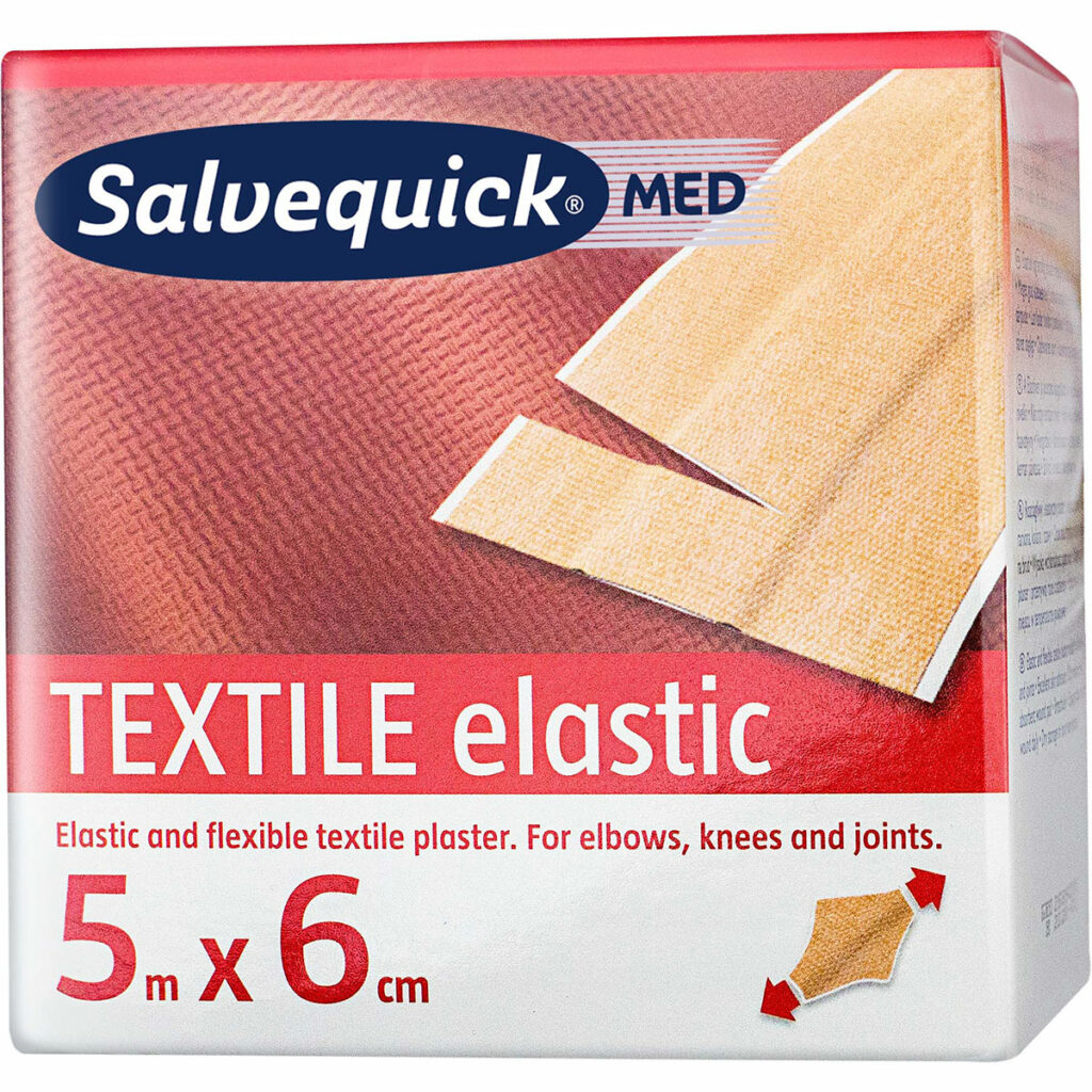 SALVEQUICK 546264 TEXTILPFLASTER 5M EIN ELASTISCHES PFLASTER MIT HERVORRAGENDER 