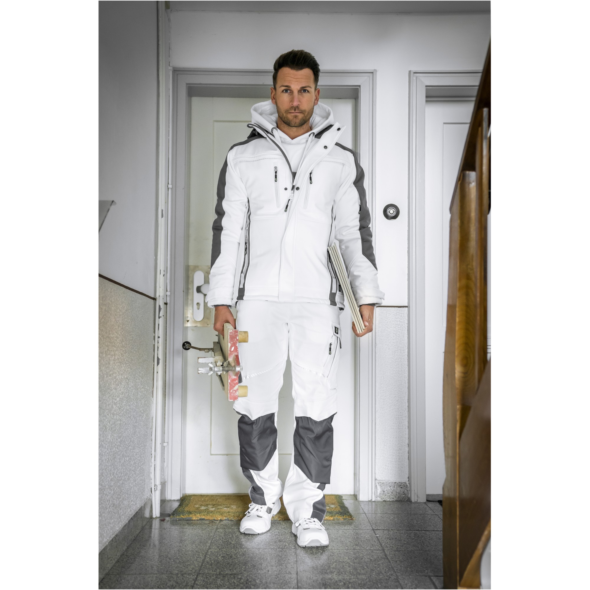 LEIBWÄCHTER FLEX LINE Wintersoftshelljacke  FLEXI 55% BW, 42% Pes, 3% Elasthan