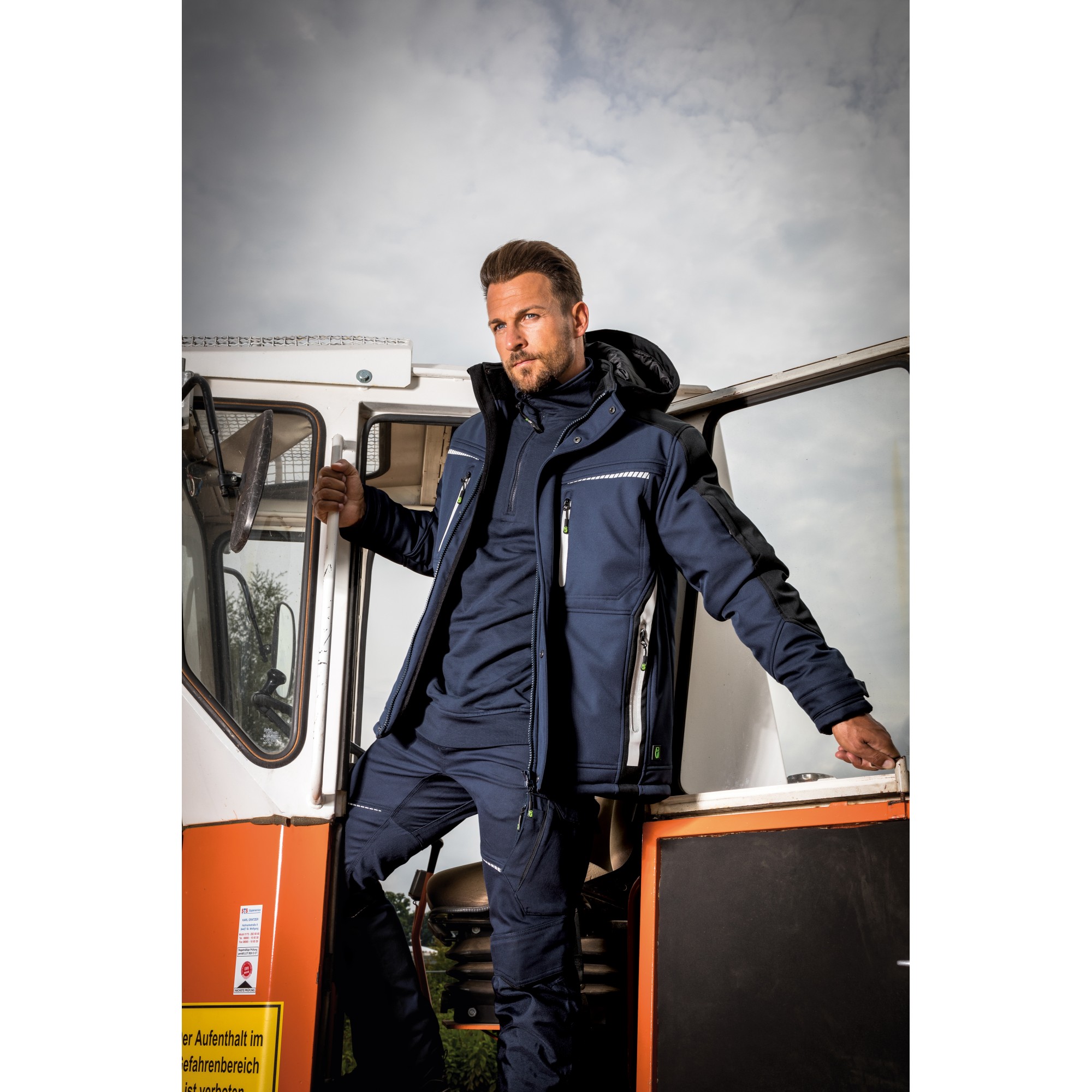 LEIBWÄCHTER FLEX LINE Wintersoftshelljacke  FLEXI 55% BW, 42% Pes, 3% Elasthan