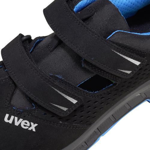 uvex 2 trend Sandalen S1 69367 blau, schwarz Weite 10 Größe 40