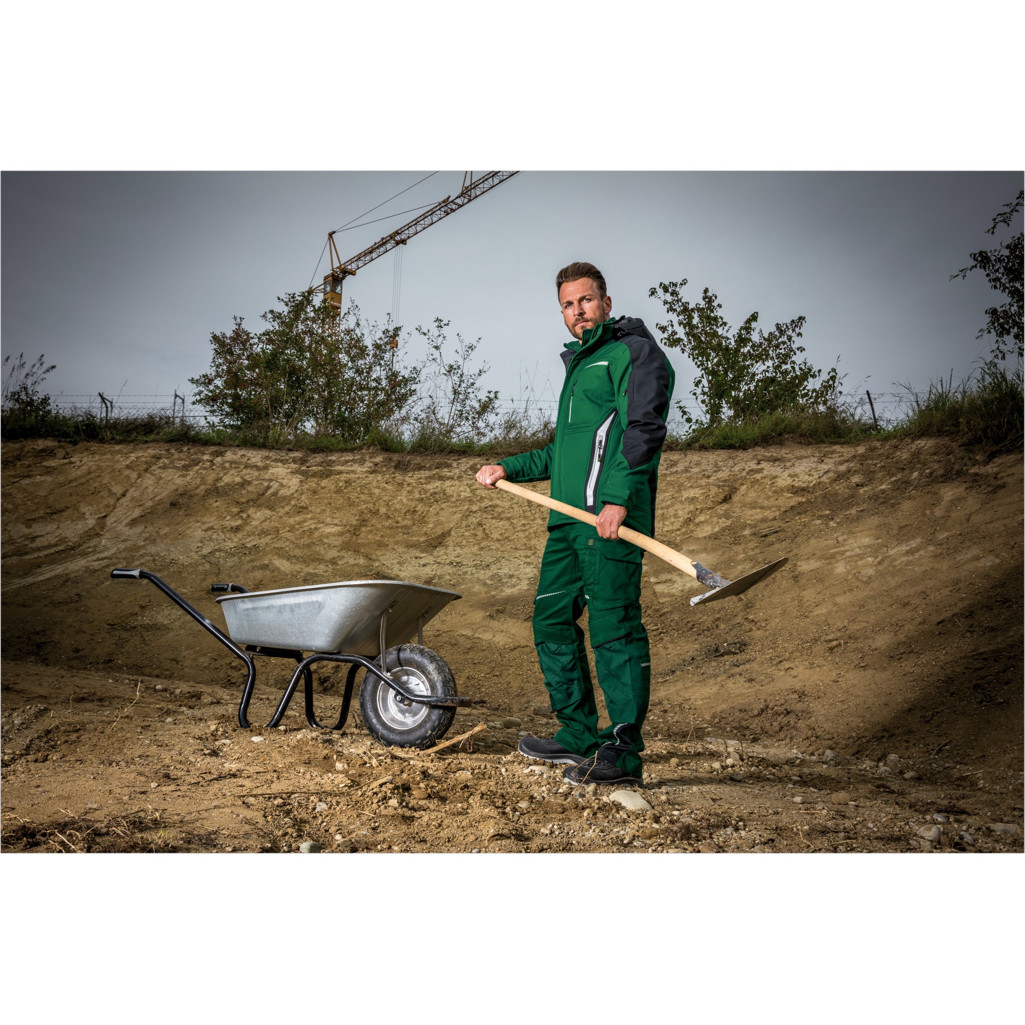 LEIBWÄCHTER FLEX LINE Wintersoftshelljacke  FLEXI 55% BW, 42% Pes, 3% Elasthan