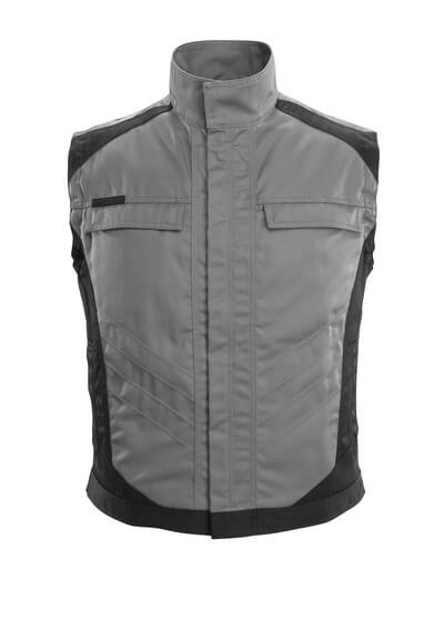 UNIQUE Weste , 2XL , Anthrazit/Schwarz