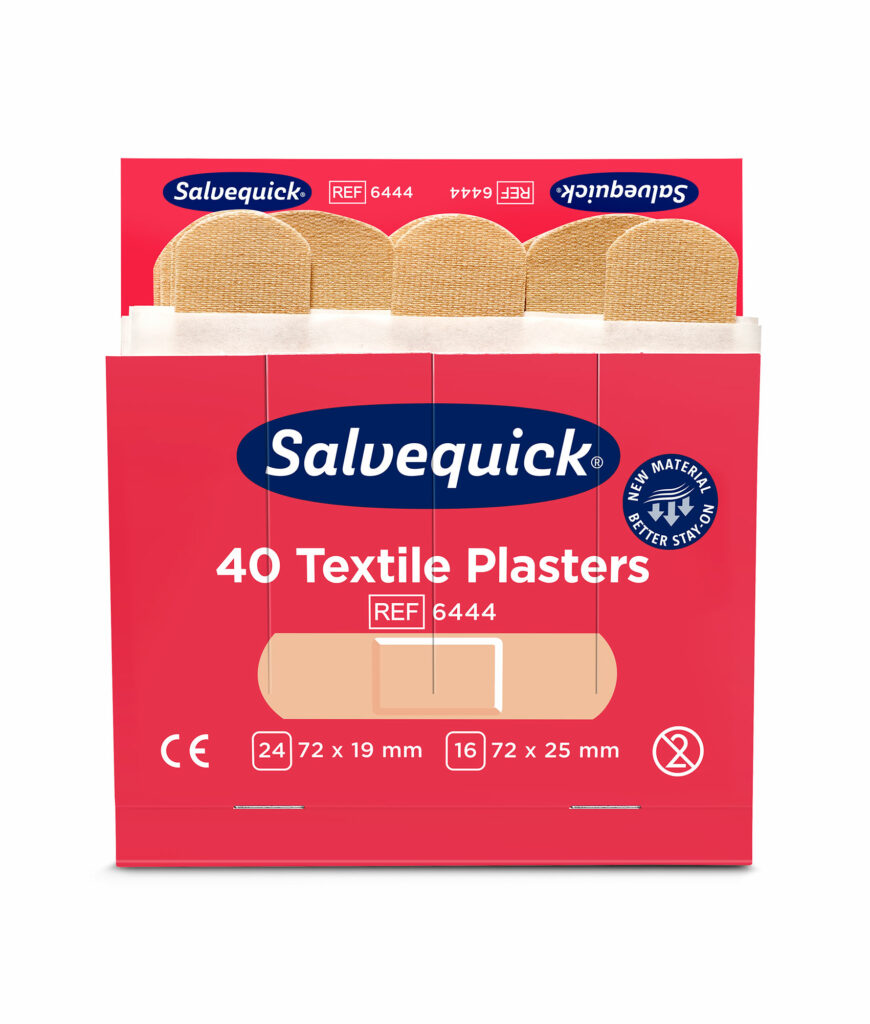 SALVEQUICK 6444 PFLASTER ELASTISCH 6 NACHFÜLLUNGEN FÜR PFLASTERBOX