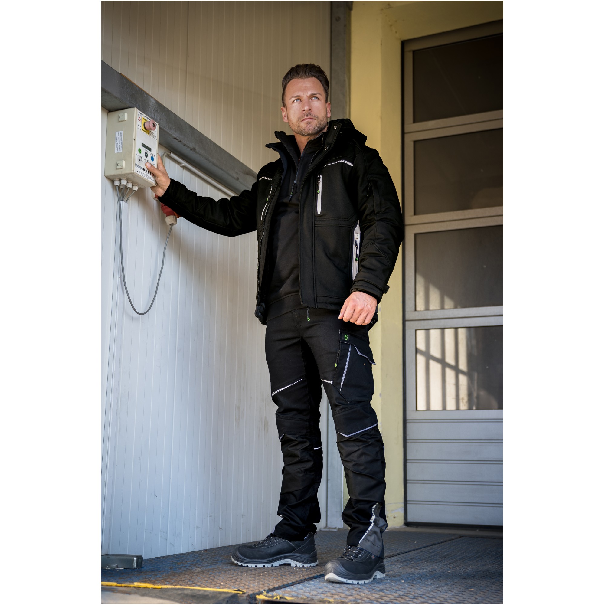 LEIBWÄCHTER FLEX LINE Wintersoftshelljacke  FLEXI 55% BW, 42% Pes, 3% Elasthan