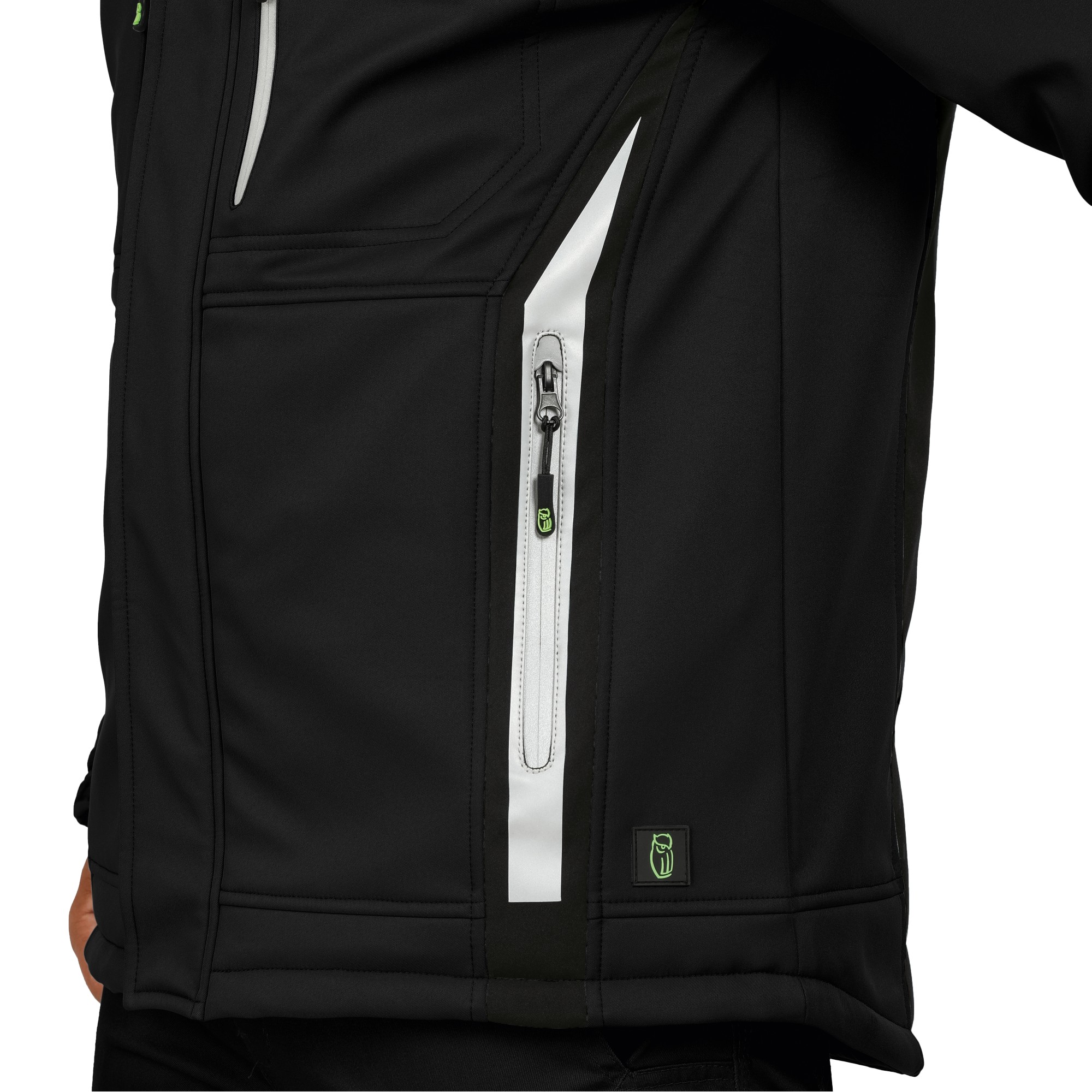 LEIBWÄCHTER FLEX LINE Wintersoftshelljacke  FLEXI 55% BW, 42% Pes, 3% Elasthan