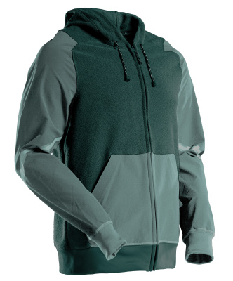 CUSTOMIZED Kapuzensweatshirt mit Reißverschluss