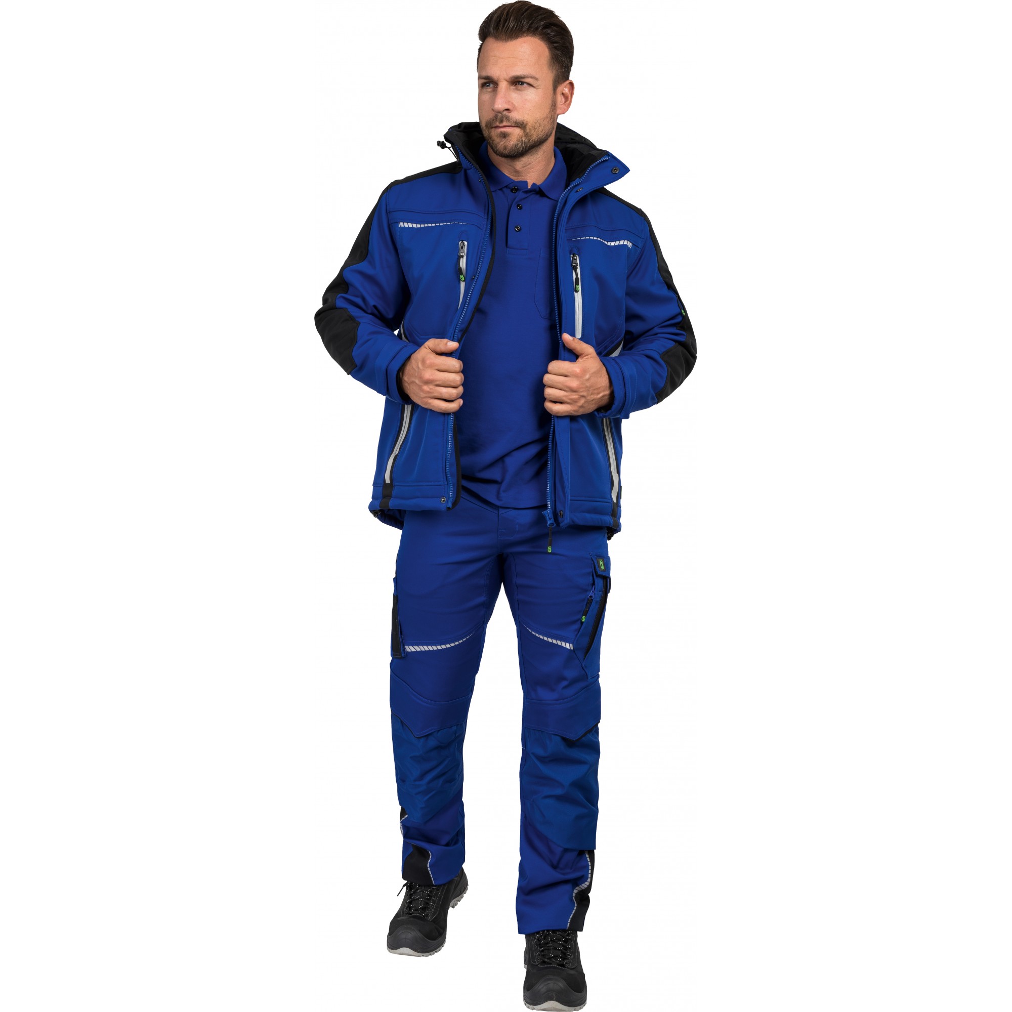 LEIBWÄCHTER FLEX LINE Wintersoftshelljacke  FLEXI 55% BW, 42% Pes, 3% Elasthan