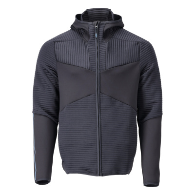 CUSTOMIZED Fleece Kapuzensweatshirt mit Reißverschluss