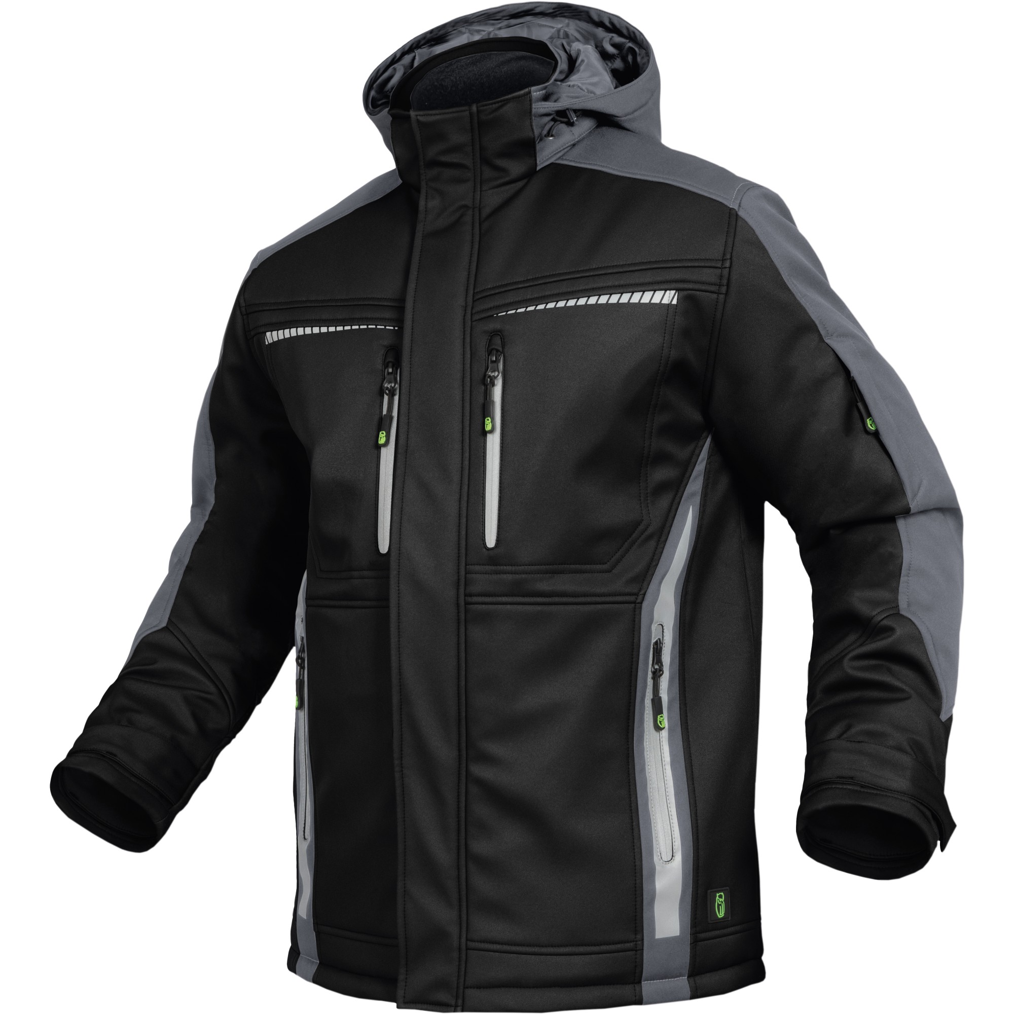 LEIBWÄCHTER FLEX LINE Wintersoftshelljacke  FLEXI 55% BW, 42% Pes, 3% Elasthan