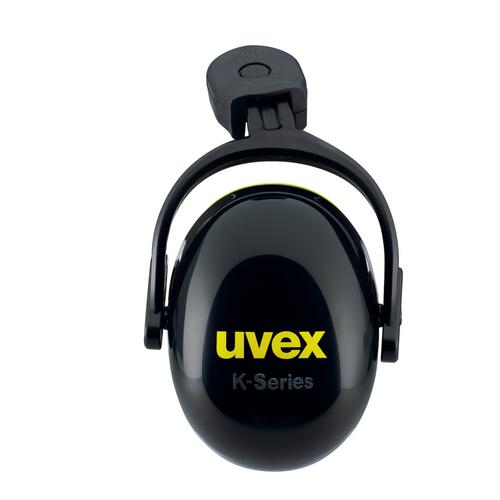 Kapselgehörschutz uvex pheos K2P 2600214 schwarz, gelb SNR 30 dB Größe S, M, L