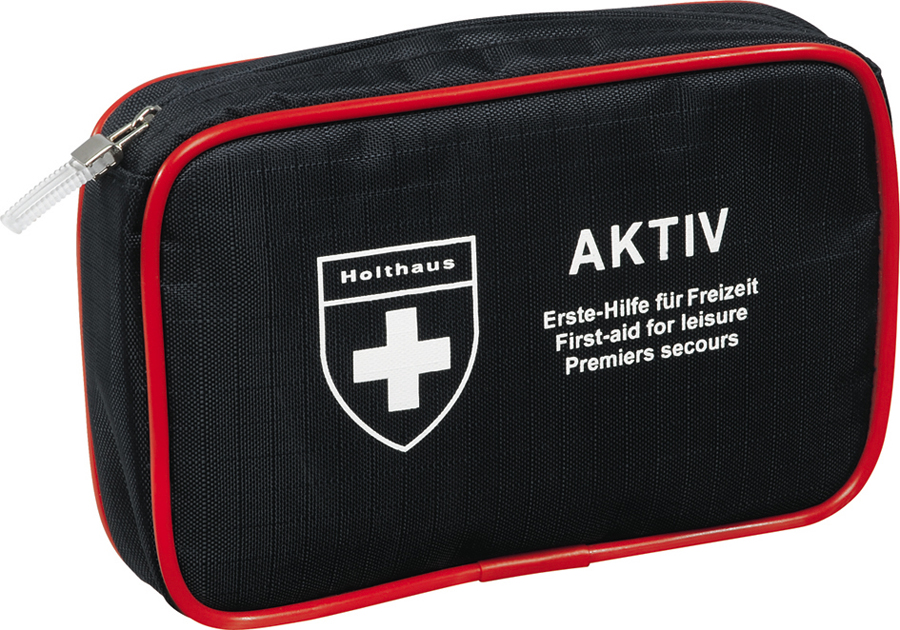 AKTIV VERBANDTASCHE 61167 NYLON BLAU/ROT 16 X 11 X 4 CM 24 FÜLLTEILE