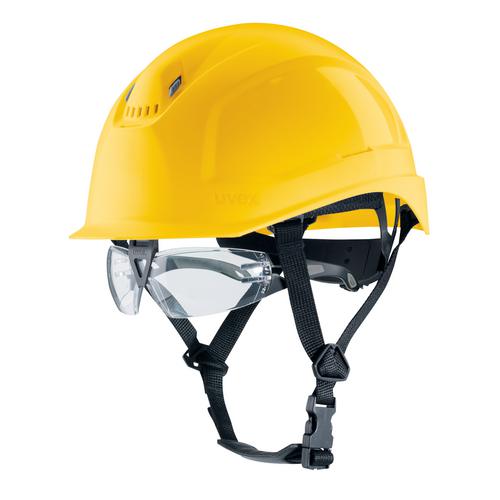 Schutzhelm uvex pheos S-KR IES 9772161 gelb mit Lüftungen