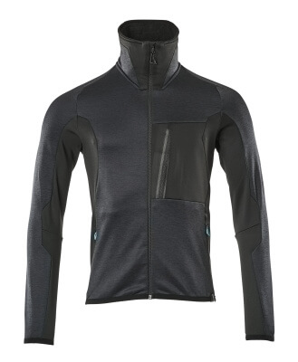 ADVANCED Fleecepullover mit Reißverschluss