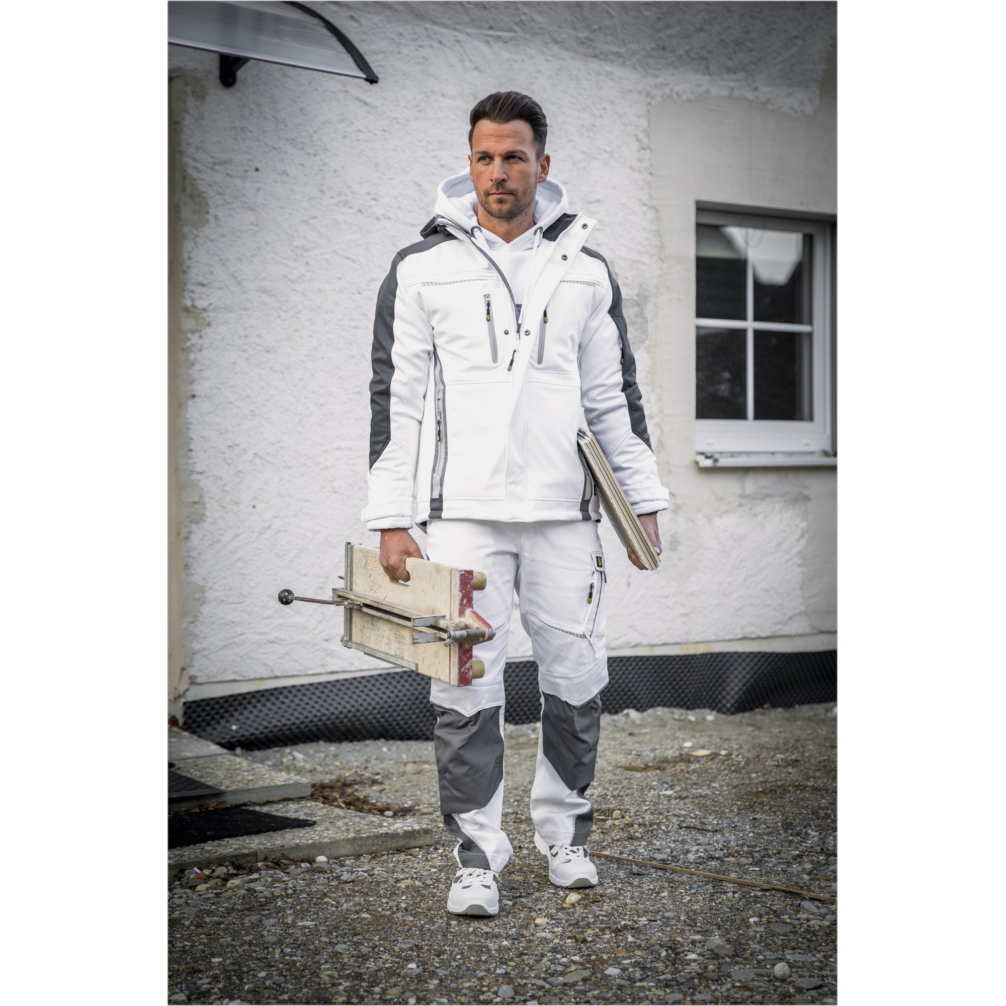 LEIBWÄCHTER FLEX LINE Wintersoftshelljacke  FLEXI 55% BW, 42% Pes, 3% Elasthan