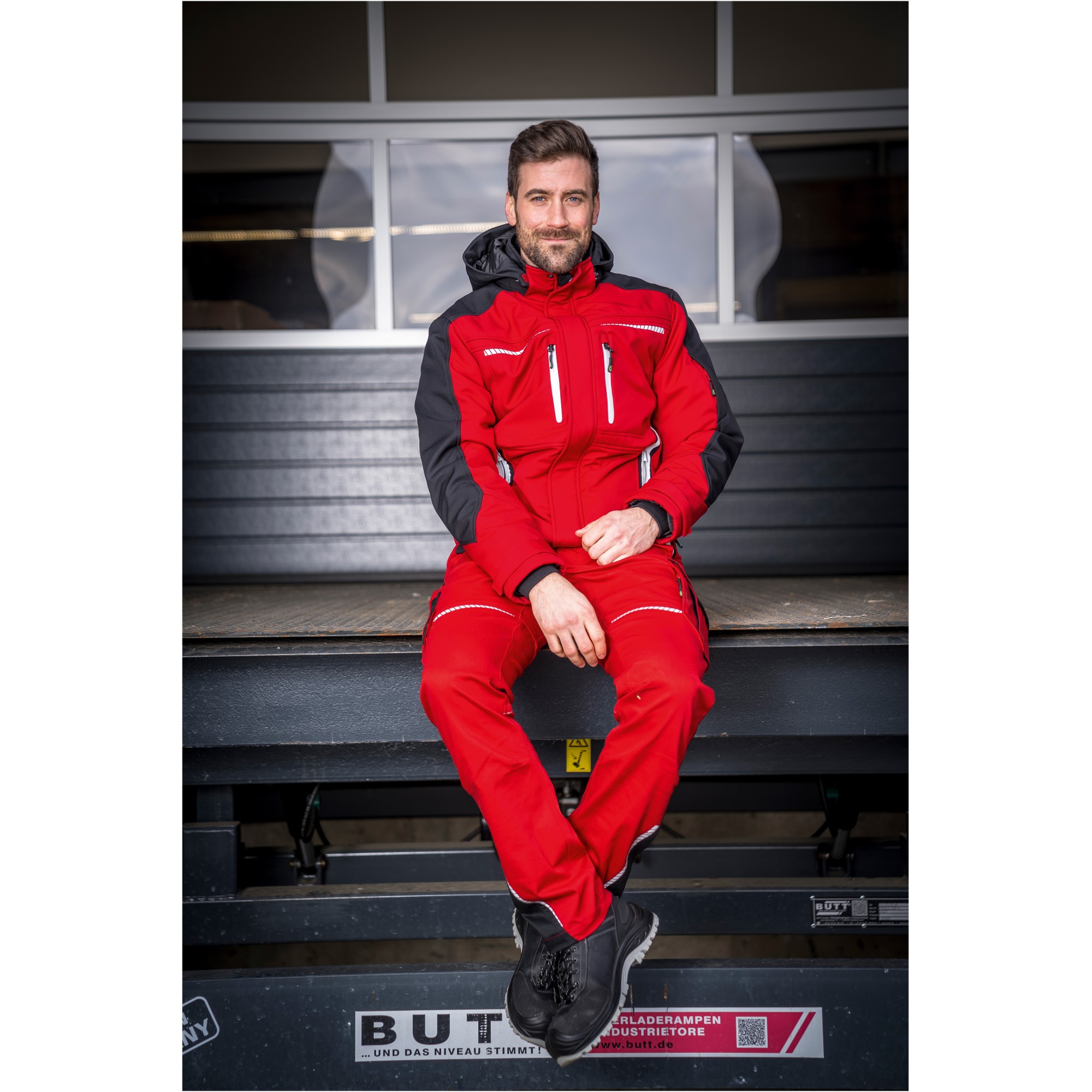 LEIBWÄCHTER FLEX LINE Wintersoftshelljacke  FLEXI 55% BW, 42% Pes, 3% Elasthan