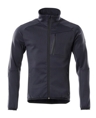 UNIQUE Fleecepullover mit Reißverschluss , 2XL , Schwarzblau