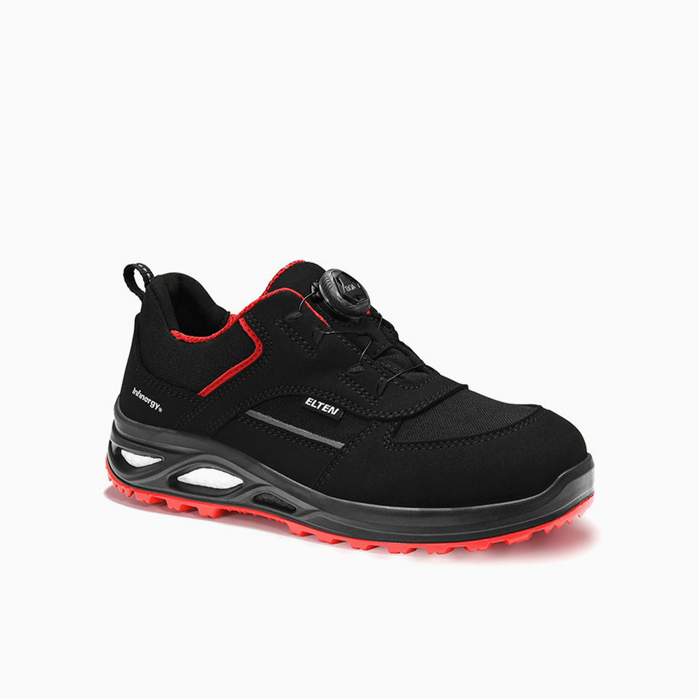 Damen-Sicherheitshalbschuh HANNAH XXTL BOA® black-red Low ESD S3 742561