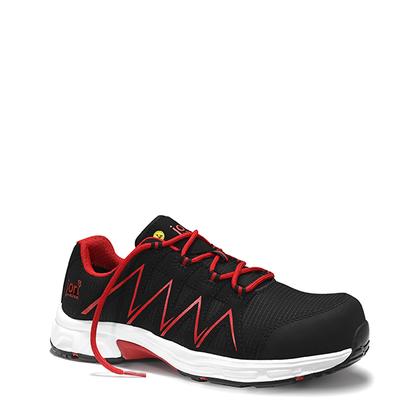 JORI Sicherheitshalbschuh jo_SPEEDY black-red Low ESD S3 12151