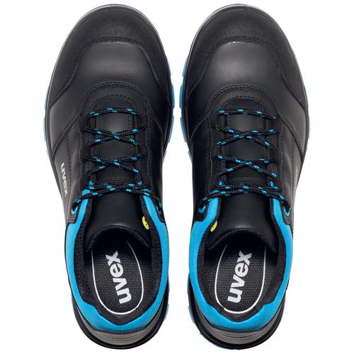 uvex 2 xenova® Halbschuhe S3 95551 schwarz, blau Weite 10 Größe 40