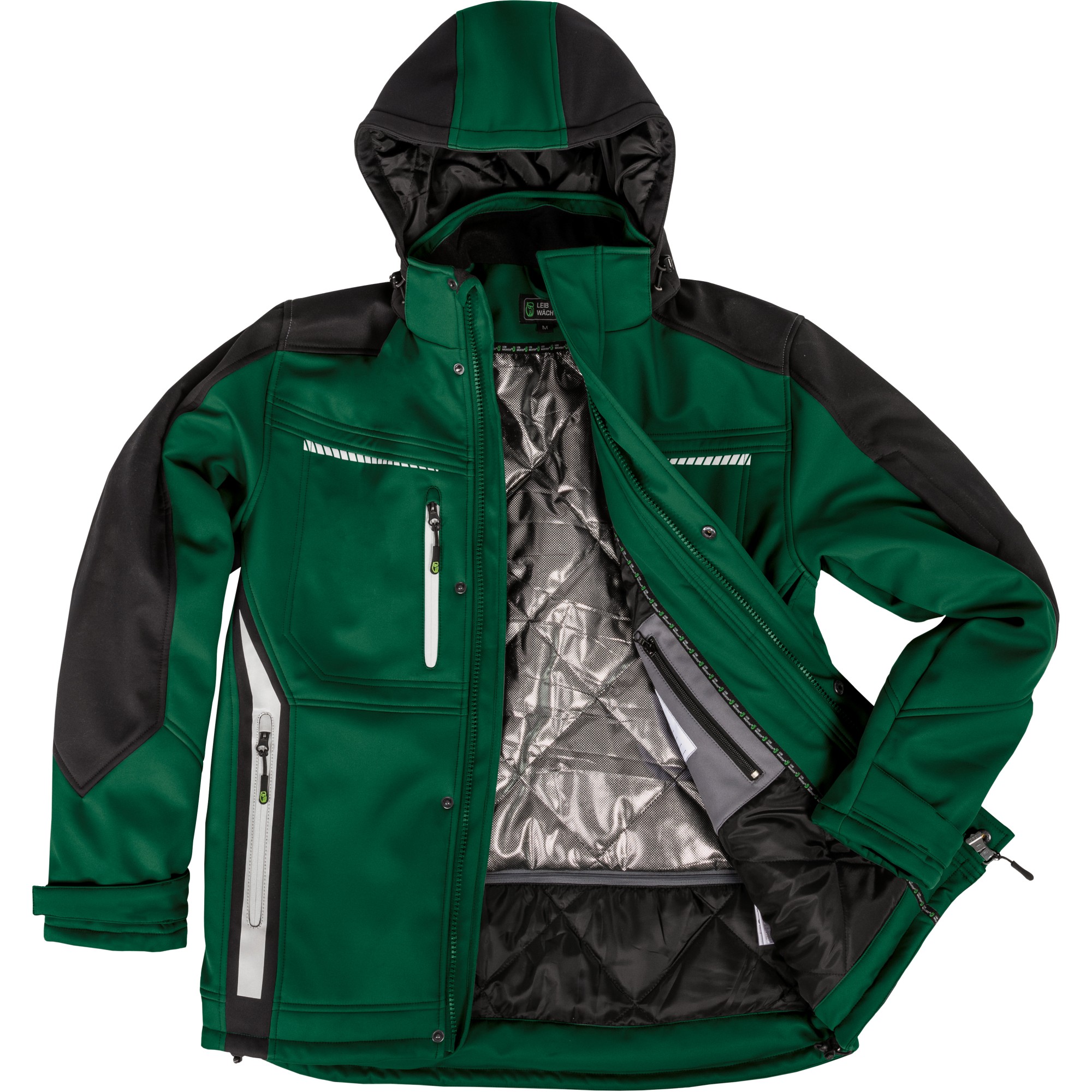 LEIBWÄCHTER FLEX LINE Wintersoftshelljacke  FLEXI 55% BW, 42% Pes, 3% Elasthan