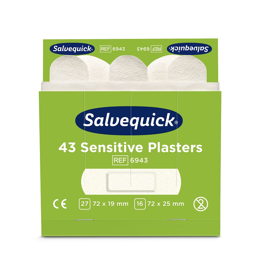 SALVEQUICK NACHFÜLL REFILL 6943 SENSITIVE ENTHÄLT 43 PFLASTER  6 NACHFÜLLUNGEN P