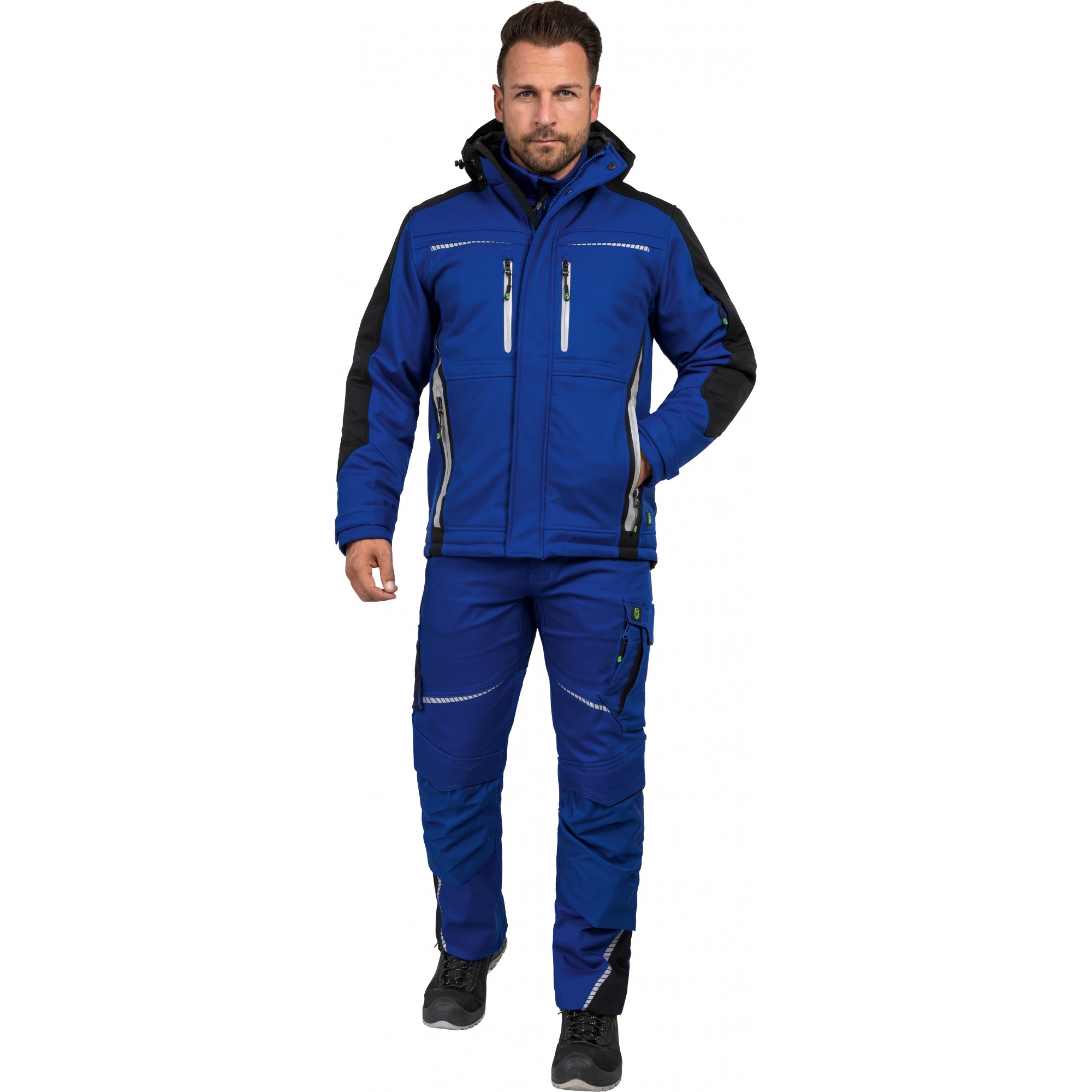 LEIBWÄCHTER FLEX LINE Wintersoftshelljacke  FLEXI 55% BW, 42% Pes, 3% Elasthan