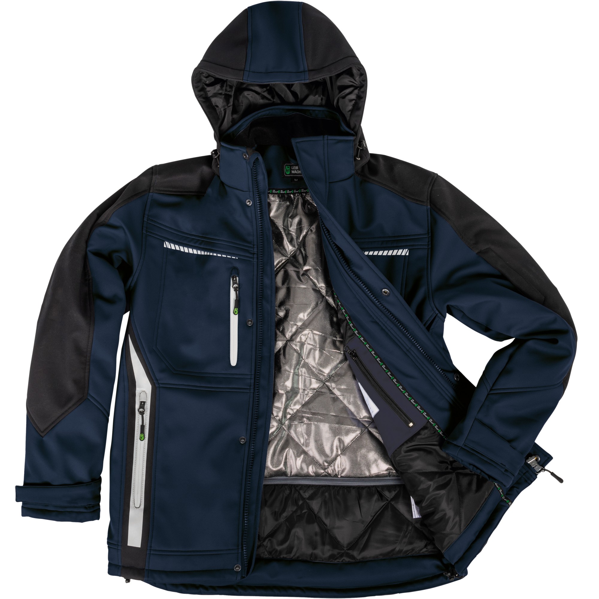 LEIBWÄCHTER FLEX LINE Wintersoftshelljacke  FLEXI 55% BW, 42% Pes, 3% Elasthan