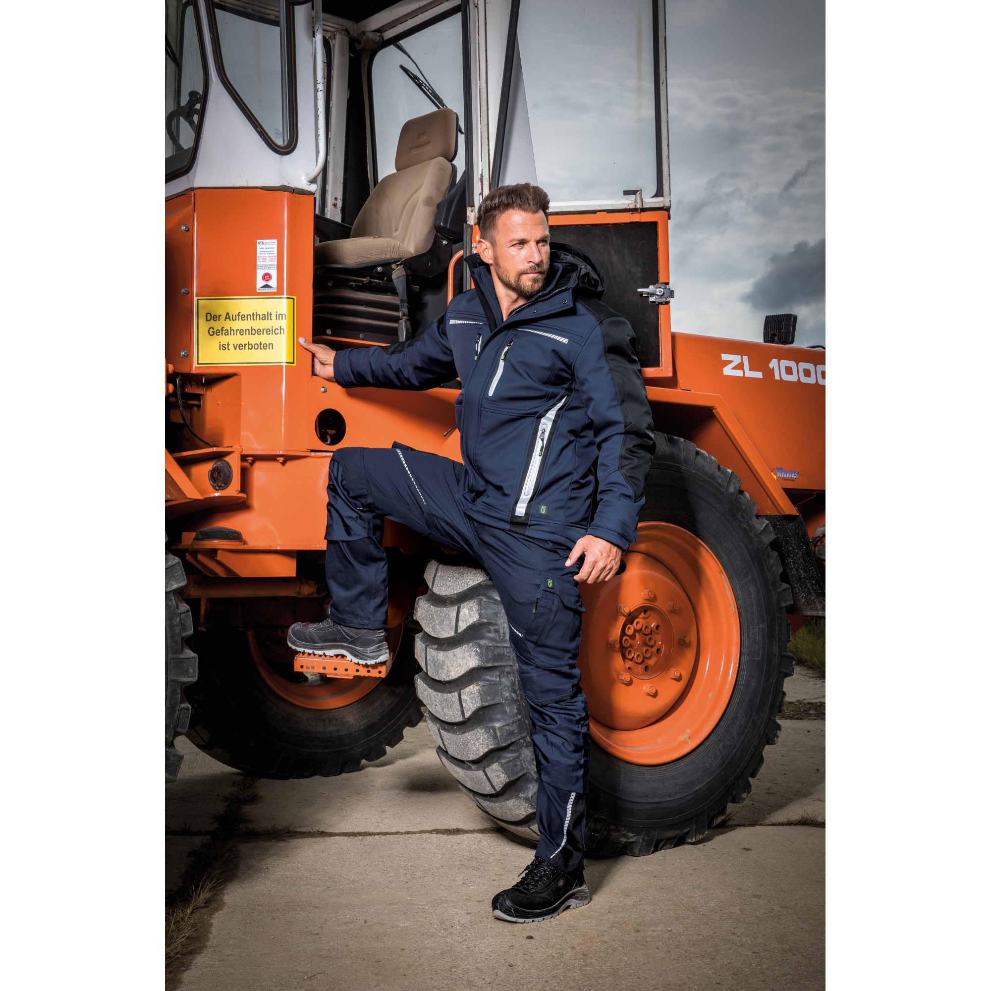 LEIBWÄCHTER FLEX LINE Wintersoftshelljacke  FLEXI 55% BW, 42% Pes, 3% Elasthan
