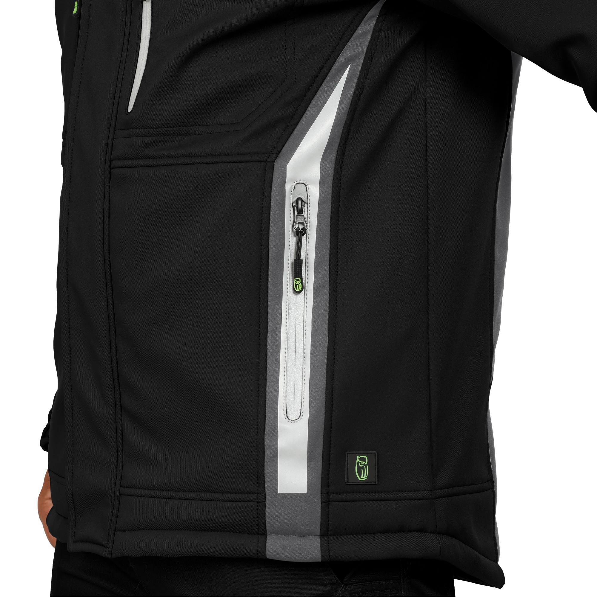 LEIBWÄCHTER FLEX LINE Wintersoftshelljacke  FLEXI 55% BW, 42% Pes, 3% Elasthan