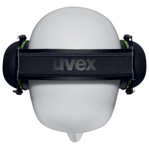 Kapselgehörschutz uvex KX10 2630011 schwarz, grün SNR 30 dB Größe L, M, S