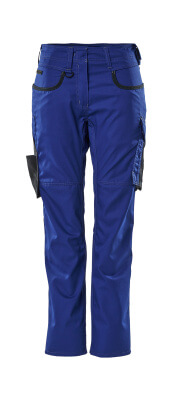 UNIQUE Hose , 76C34 , Kornblau/Schwarzblau