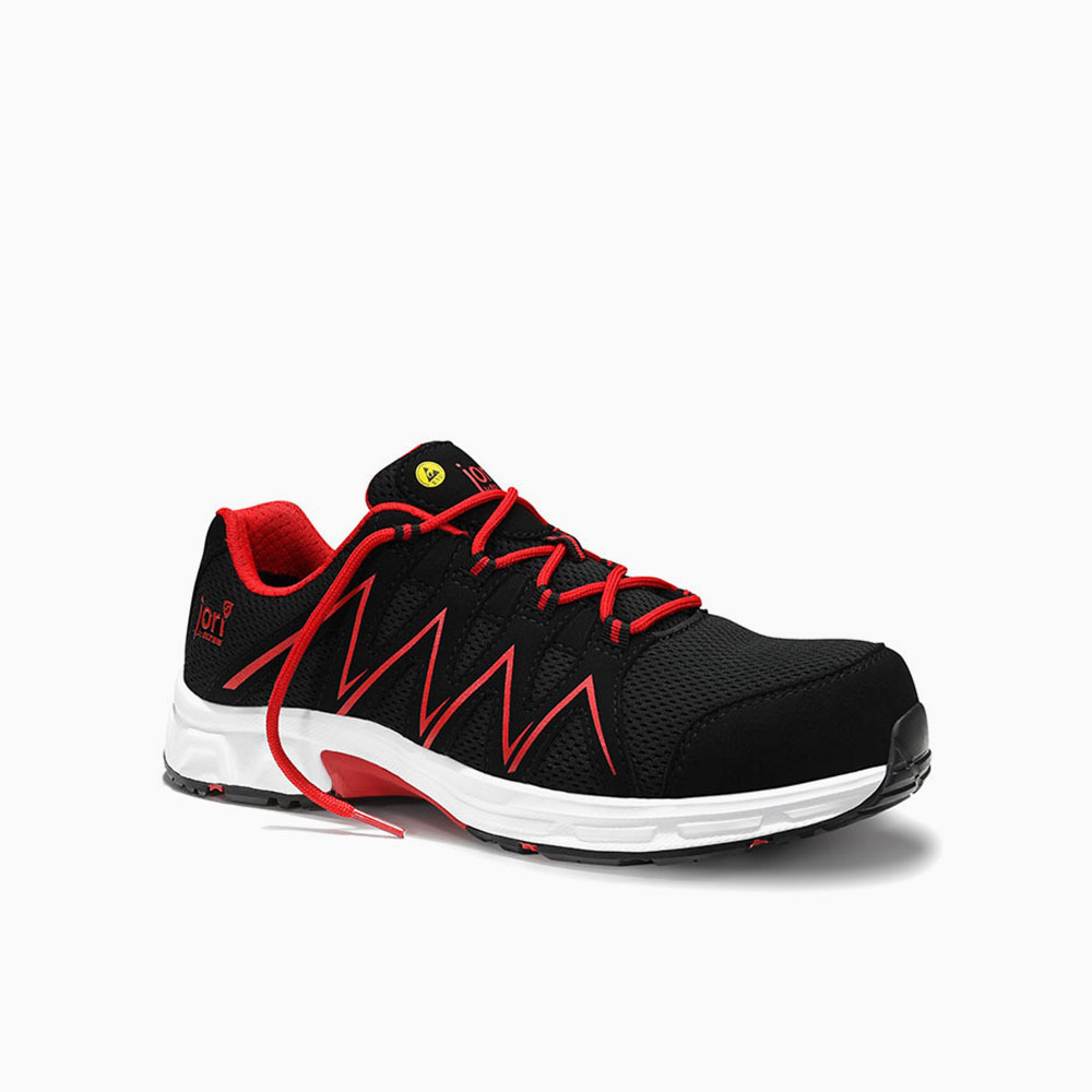 JORI Sicherheitshalbschuh jo_SPEEDY black-red Low ESD S3 12151