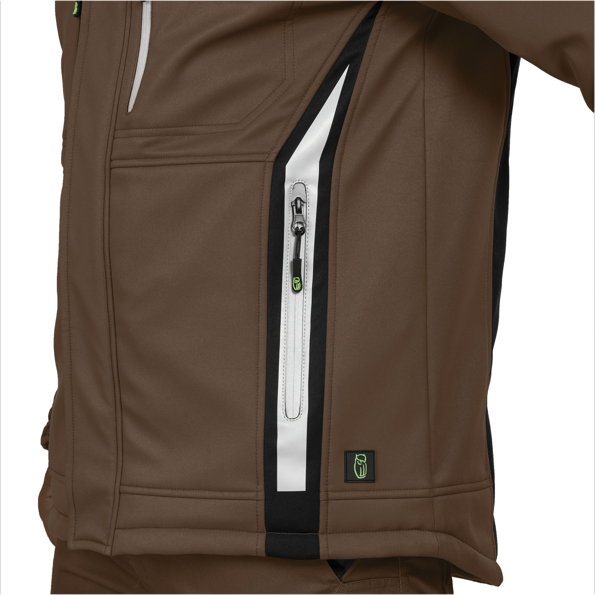 LEIBWÄCHTER FLEX LINE Wintersoftshelljacke  FLEXI 55% BW, 42% Pes, 3% Elasthan
