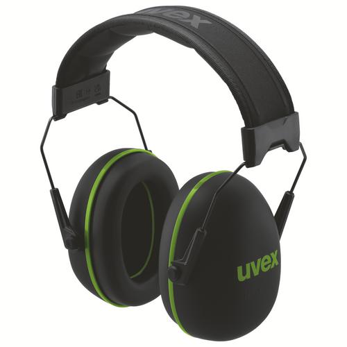 Kapselgehörschutz uvex KX10 2630011 schwarz, grün SNR 30 dB Größe L, M, S