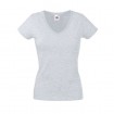 Lady Fit Valueweight V-Neck T 61398 Weiss